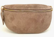 Load image into Gallery viewer, Cassette Barcelona - Suede Sling Bag, Taupe (Two Straps Included)
